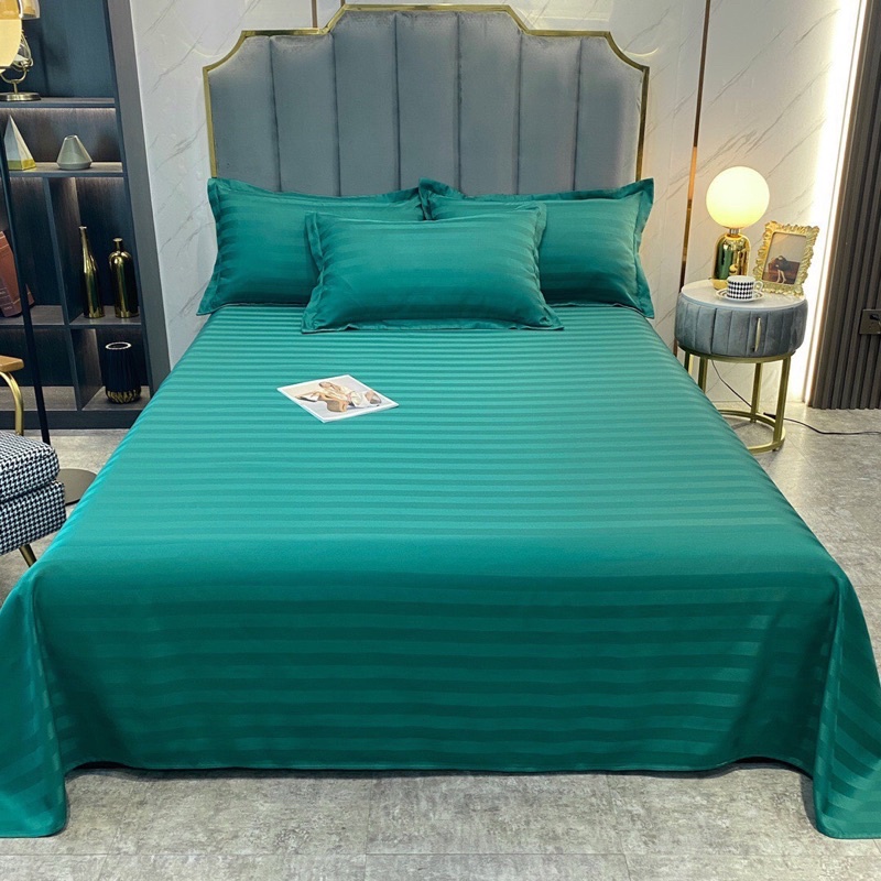 Set ga gối cotong 3F 1 màu chuyên dùng cho nhà nghỉ khách sạn