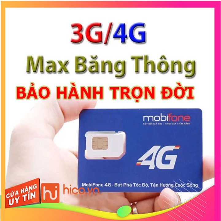 Sim Vào Mạng MobiFone Giá Rẻ, Sim 4g Mobifone 1 Tỷ GB/Tháng