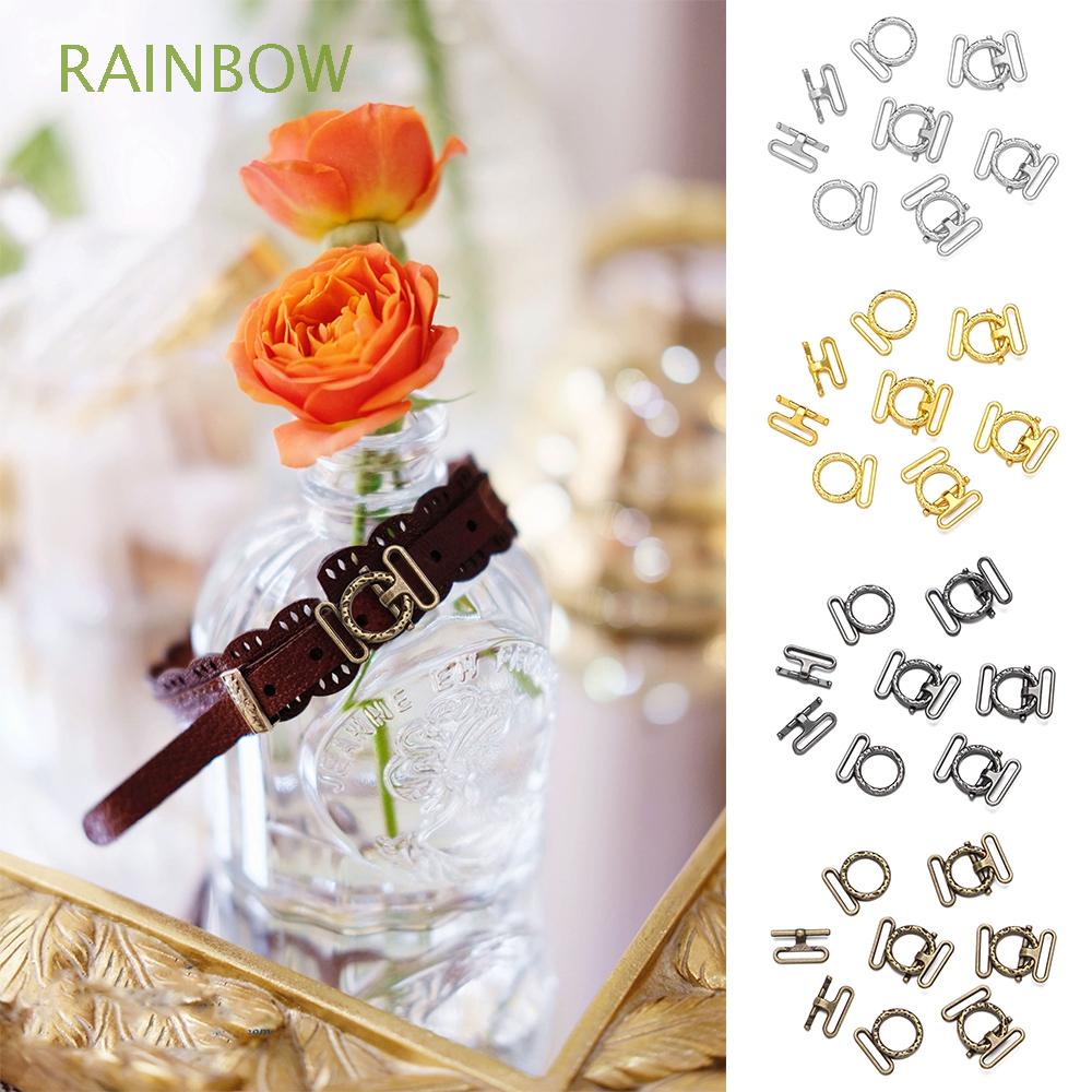 Set 10 nút khóa dây nịt / túi xách/ búp bê 8mm siêu nhỏ 4 màu tùy chọn chất lượng cao