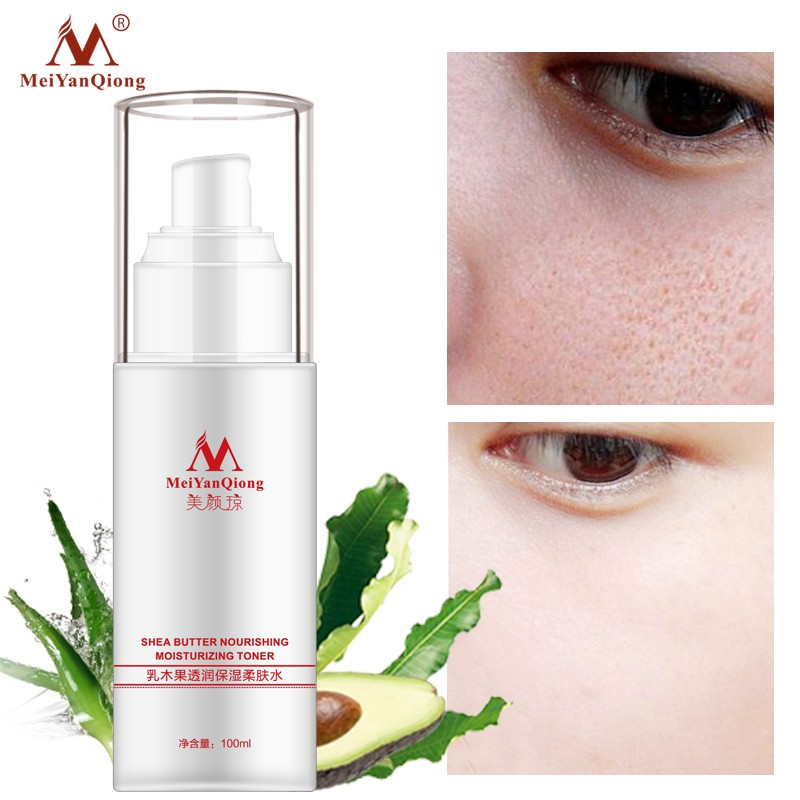 Nước Hoa Hồng MeiYanQiong Tinh Chất Bơ Hạt Mỡ Axit Hyaluronic Dưỡng Ẩm Làm Trắng Da 100ml