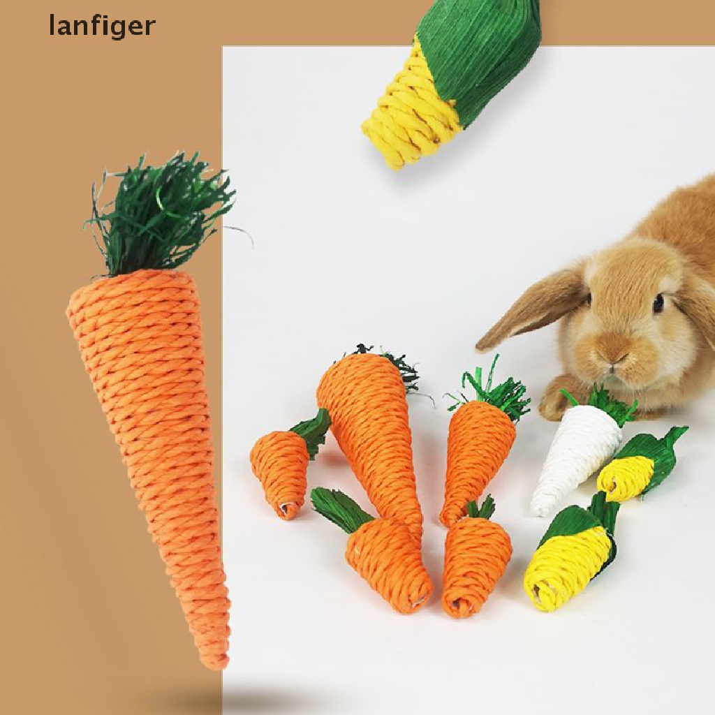 Đồ chơi đan dây làm sạch răng dành cho thỏ/ chuột tùy chọn kiểu dáng
