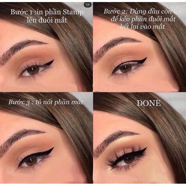 Bút kẻ mắt QIC/ 2 đầu siêu dễ kẻ và tiện dụng | BigBuy360 - bigbuy360.vn