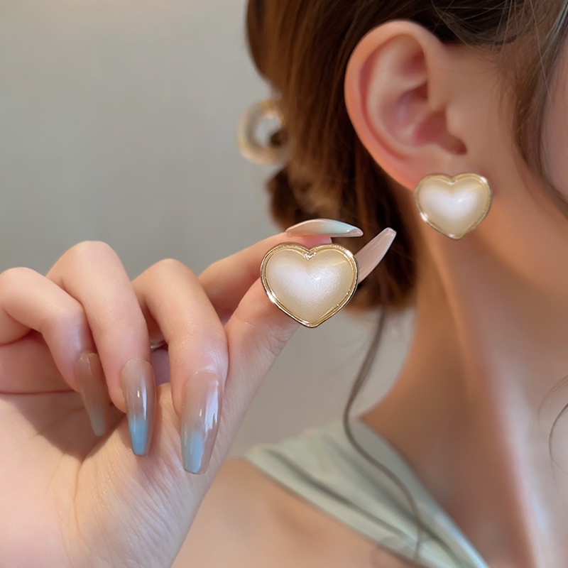 Bông Tai Mạ Bạc 925 Hình Vuông Đơn Giản Phong Cách Retro Thời Trang Cao Cấp