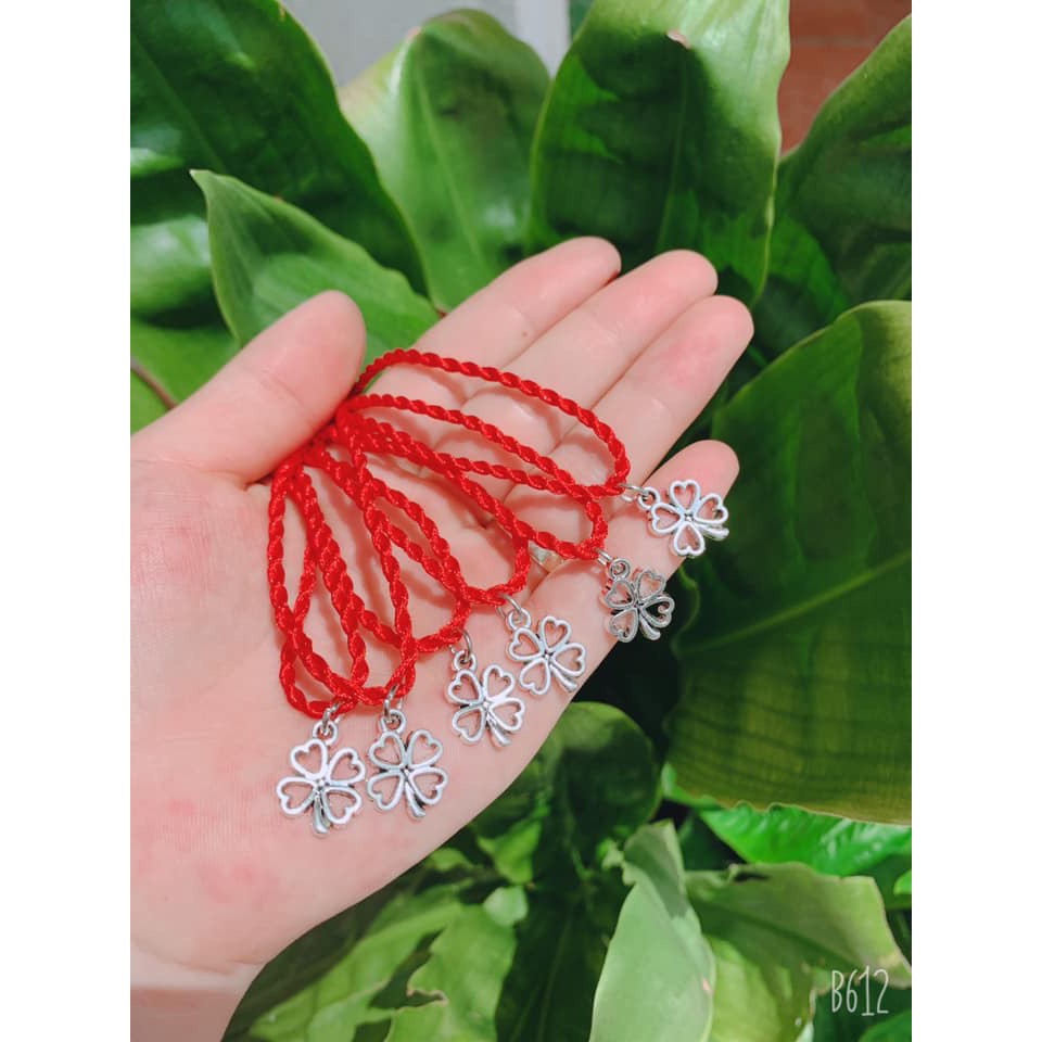 [Siêu Rẻ Siêu Xinh] Vòng Tay Sợi Chỉ Đỏ Bện Dây May Mắn, Nhiều Hình Dáng Đa Dạng