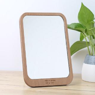 Gương Trang Điểm Để Bàn Bằng Gỗ Tiện Dụng