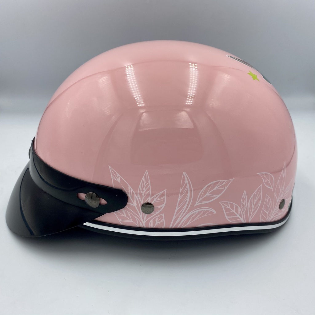 Mũ Bảo Hiểm 1/2 Đầu CHITA HELMETS CT6B1 Tem Trâu Cute