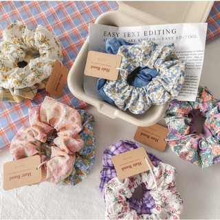 Dây buộc tóc scrunchie nhiều màu
