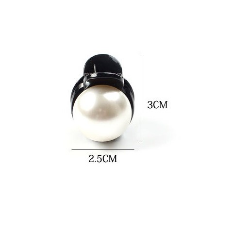 K77 Kẹp càng cua hạt châu trắng nhỏ xinh