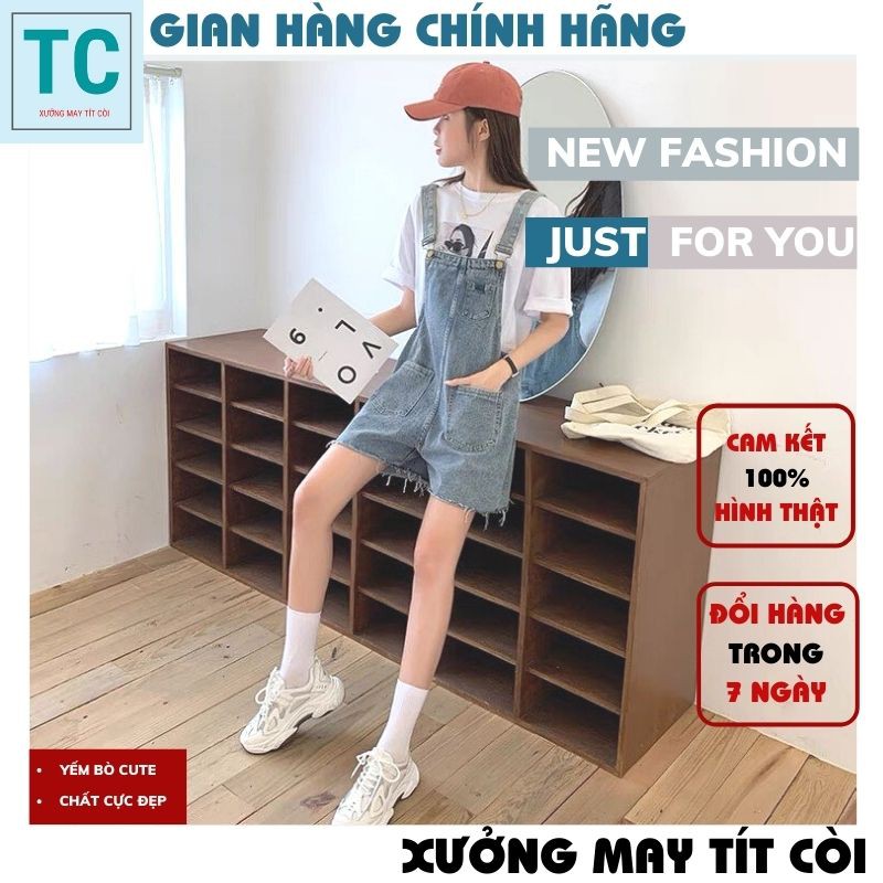 (ẢNH THẬT) yếm nữ 💚quần yếm jean nữ ,jean nữ cực xinh ,phong cách bánh bèo, vintage ,trẻ trung hàn quốc ulzzang TÍT CÒI | BigBuy360 - bigbuy360.vn