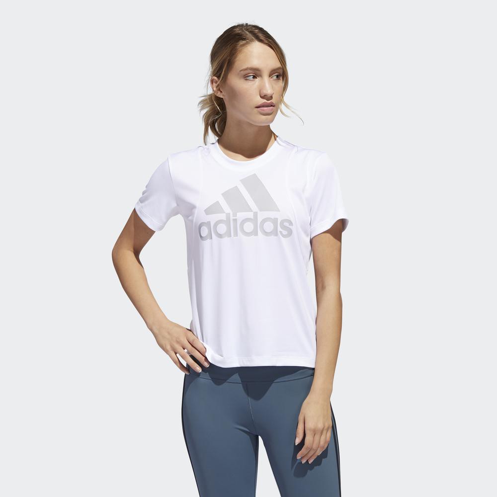 [Mã WABRDAS giảm 15% tối đa 500K đơn 1 triệu] adidas TRAINING Áo thun Badge of Sport Logo Nữ Màu trắng GC8182