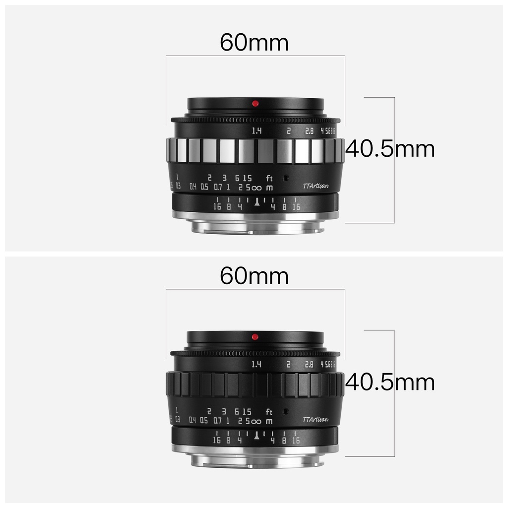 (CÓ SẴN) Ống kính TTArtisan 23mm F1.4 góc rộng đa dụng khẩu lớn cho Fujfilm, Sony, Canon EOS M, Nikon Z, Leica L và M4/3