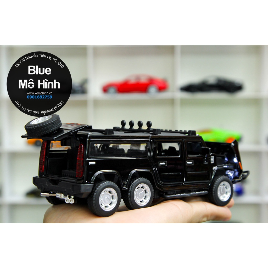 Blue mô hình | Xe mô hình Hummer H2 6×6 New SUV 1:32