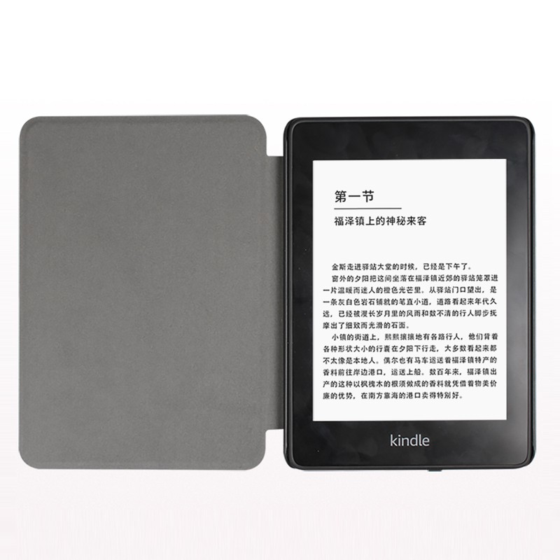 Funda inteligente con reposabrazos para Amazon Kindle Paperwhite 4 funda con tapa magnética para Paperwhite 2018