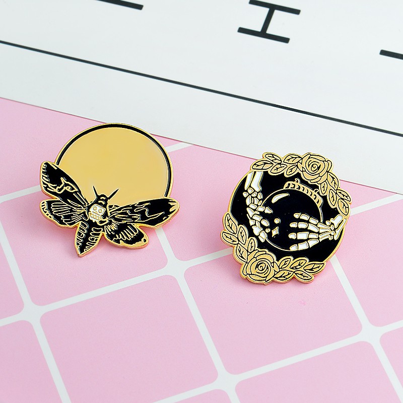 Ghim Cài Áo Bằng Da Tráng Men In Chữ You Want To Like Yourself Phong Cách Punk Dùng Trang Trí Túi Xách/Túi Xách