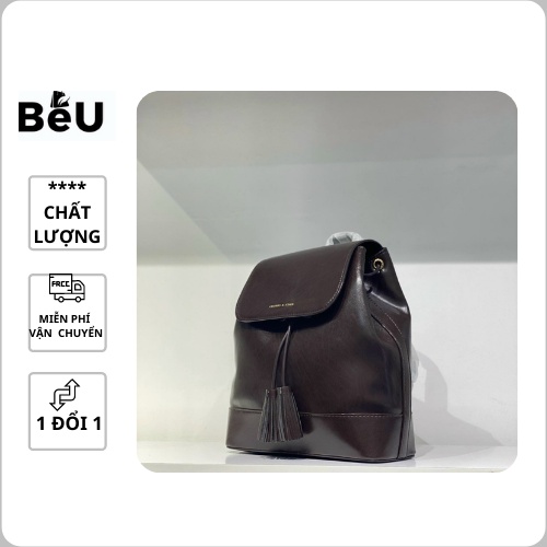 Balo nữ  đẹp du lịch CNK da mềm cao cấp thời trang cá tính dây rút tua rua size 30