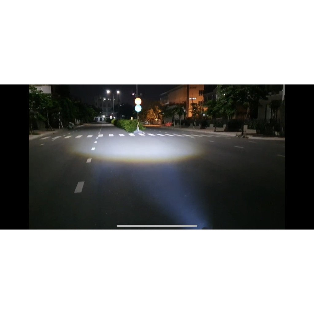 1 bóng - Bảo hành 12t - Đèn Bi Led Mini X-Light M10 - đèn trợ sáng gương cầu Xlight M10 GTR