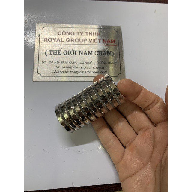 Nam châm đất hiếm 30x5mm, nam châm trắng