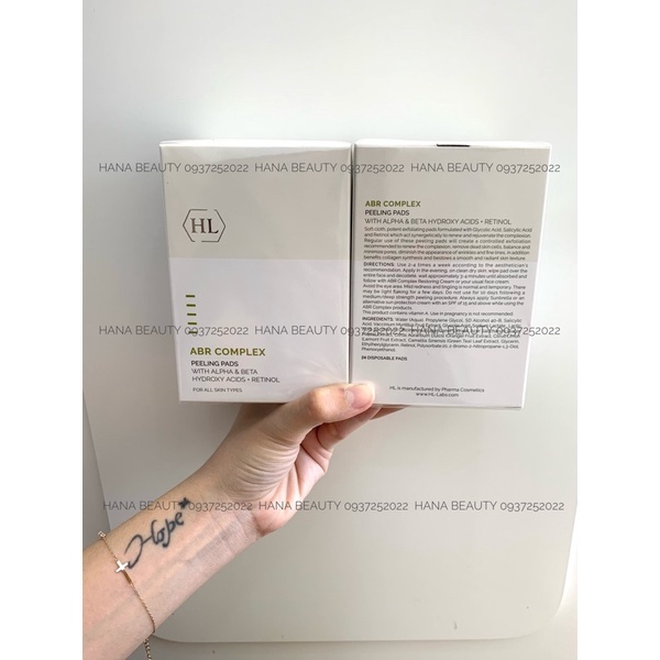 Miếng tẩy da chết hóa học với Retinol Alpha-Beta Peeling Pads