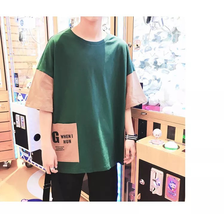 áo thun tay lỡ unisex Nam Nữ form rộng thun cotton DHL swap phong cách Ulzzang. | BigBuy360 - bigbuy360.vn