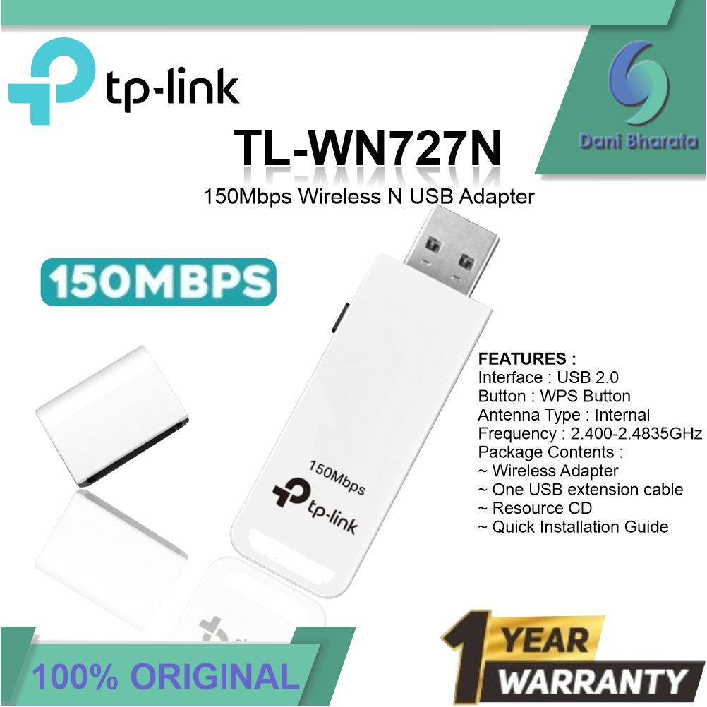 Usb phát sóng Wifi TP-Link TL-WN727N - 150Mbps