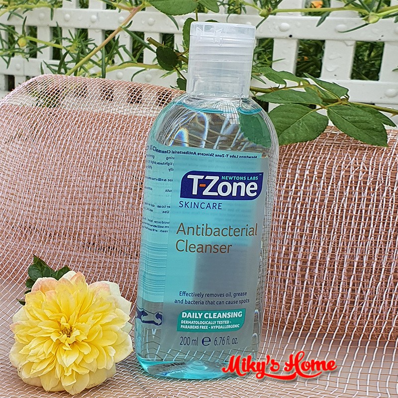 Nước hoa hồng (Toner) Newtons Labs T-Zone cho da dầu mụn Antibacterial Cleanser 200ml (UK - Anh Quốc)