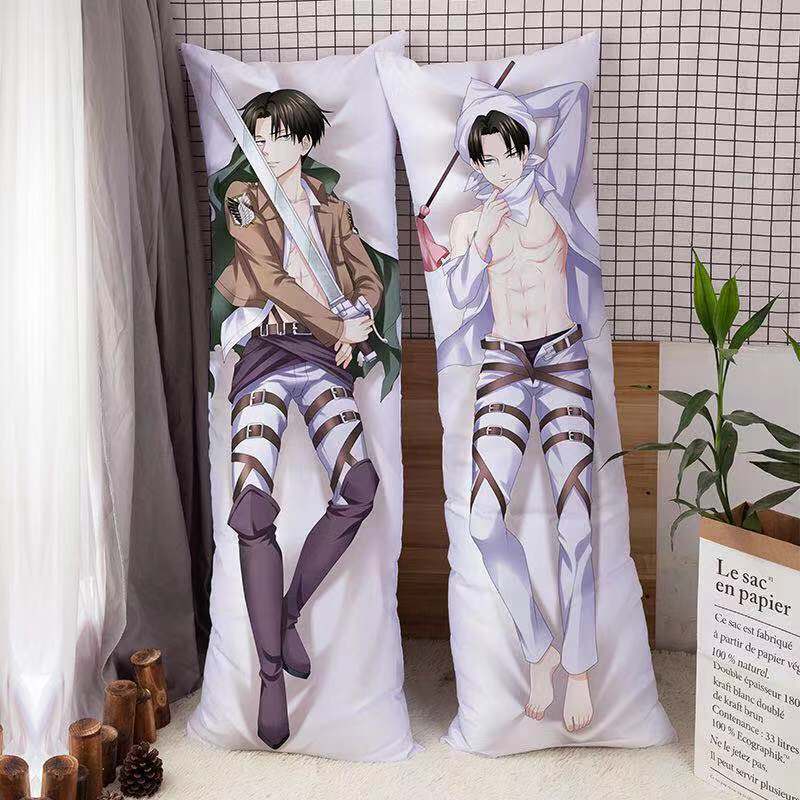 Vỏ Gối In Hình Anime Attack On Titan Kích Thước 60x180cm