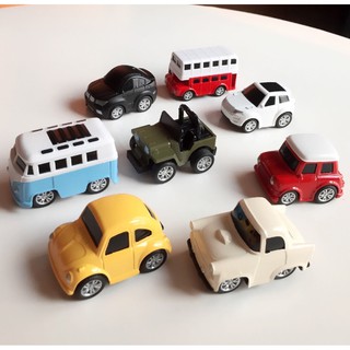 Bộ 8 Ô Tô Mô Hình Bằng Sắt MINI CAR - Đồ Chơi Cho Bé Trai