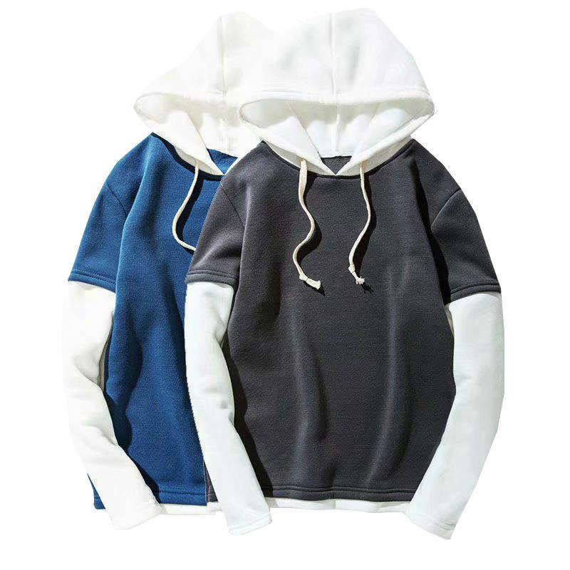 Áo Hoodie Giả Nhiều Lớp Thời Trang Mùa Thu Cho Nam