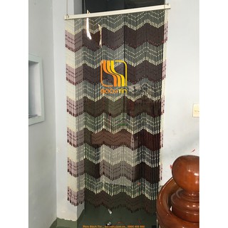 Mành Hạt Nhựa Khúc Nâu Bách Tín, màn nhựa nhiều kích thước