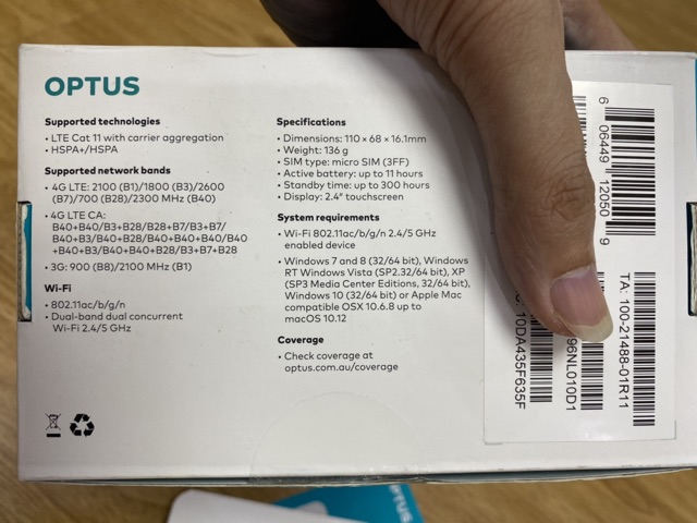 Bộ Phát Wifi 3G/4G NetGear AC800S Cat11 Tốc Độ 4G 450Mbps Wifi 2 Băng Tần Chuẩn AC Pin 2930mAh Chạy 12h, Kết Nối 15 User | BigBuy360 - bigbuy360.vn