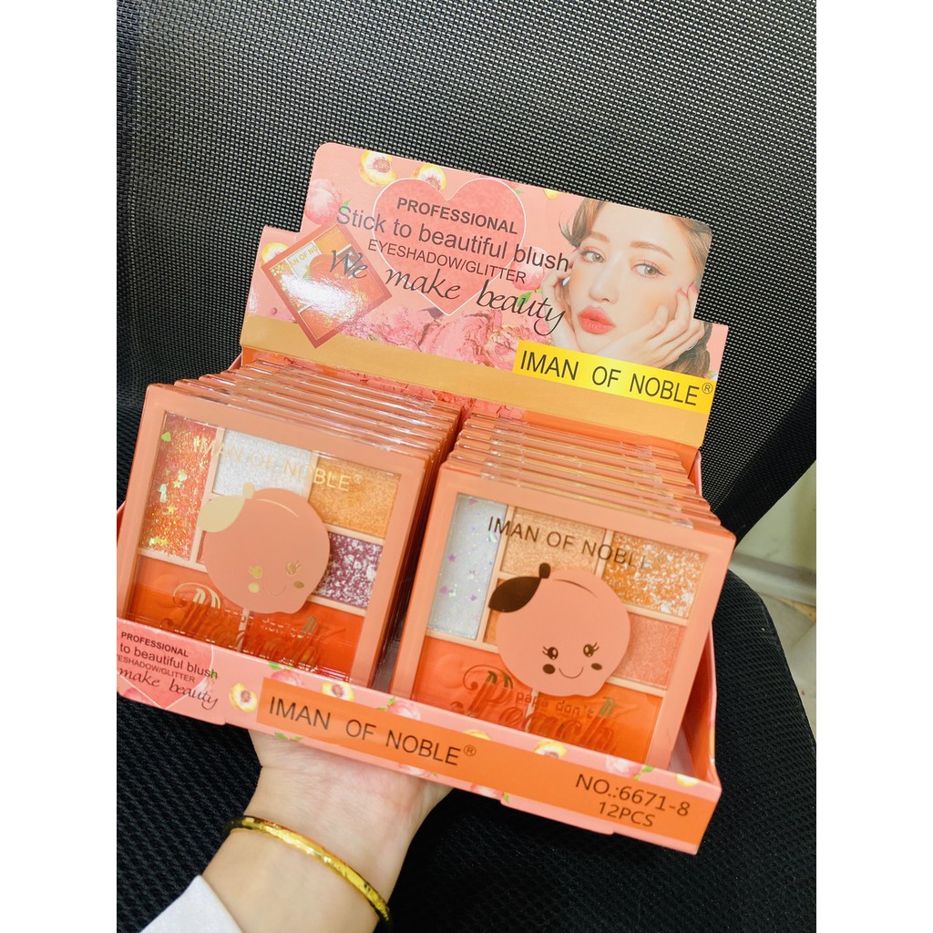 Phấn mắt má 7 ô nhũ Make Beauty F422 | BigBuy360 - bigbuy360.vn