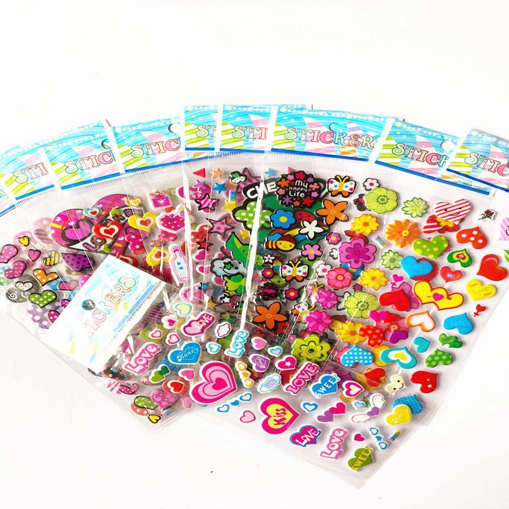 Sticker Dán Trang Trí Nhật Ký Hình Khủng Long Hoạt Hình Bằng PVC