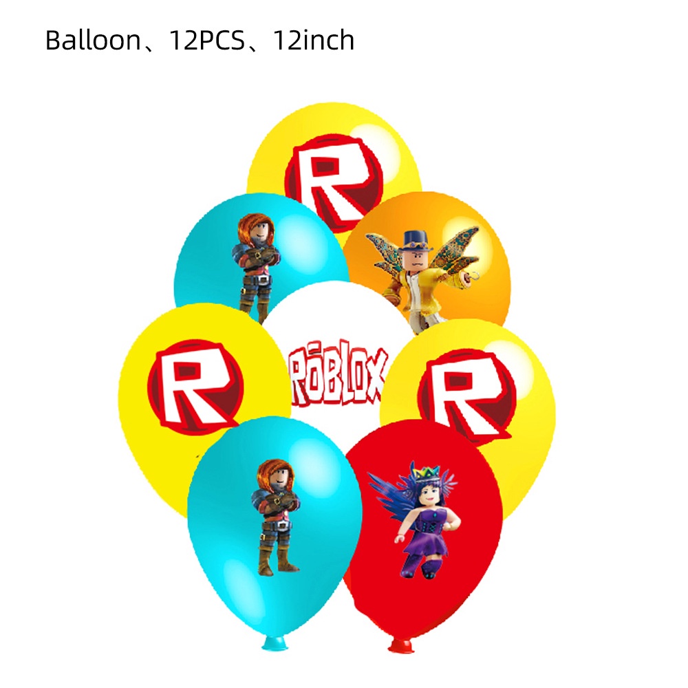 Roblox Cờ roblox Trang Trí Bàn Tiệc Sinh Nhật