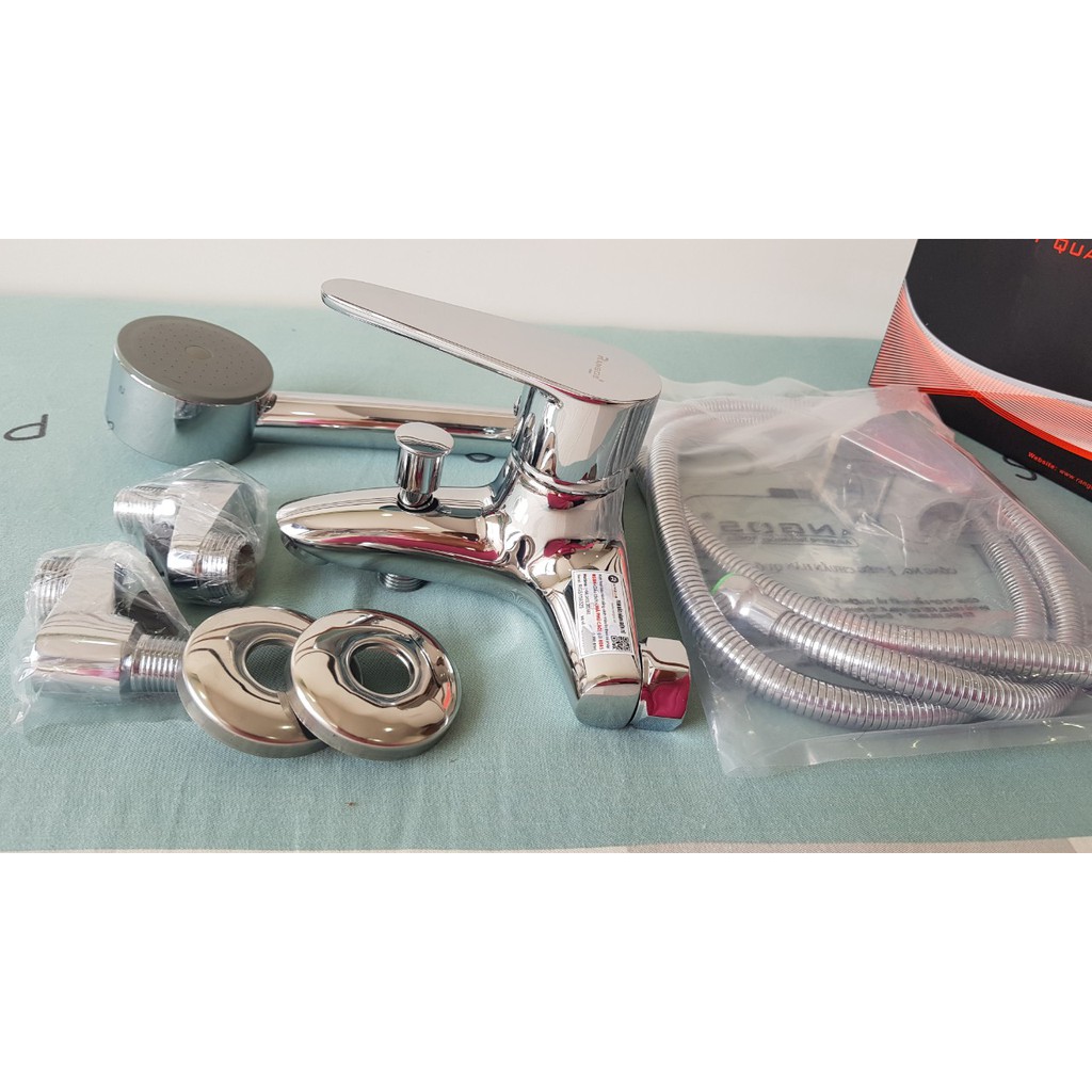 Bộ sen tắm nóng lạnh, sen tắm, bộ vòi sen nhà tắm Rangos RG-01B | BigBuy360 - bigbuy360.vn