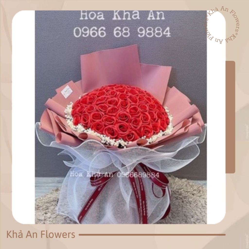 [-70k ship] Hoa sáp 4 lớp cao cấp 70bông mix baby sang chảnh. Hoả tốc HN