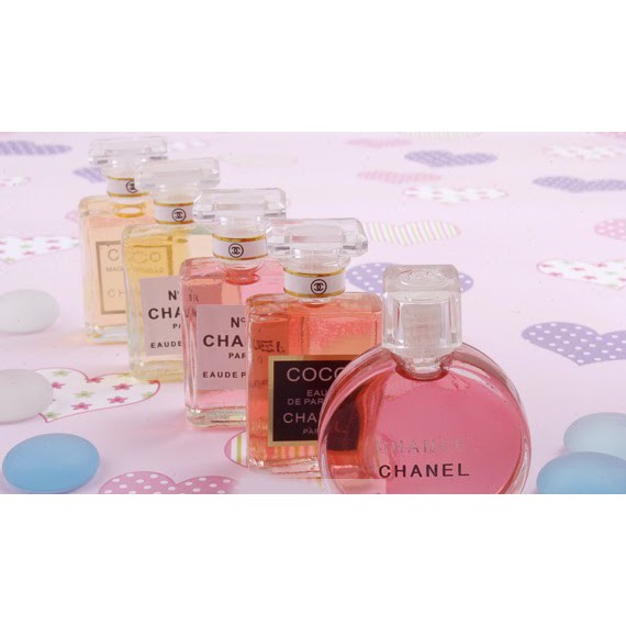 Set 5 chai nước hoa mini cao cấp