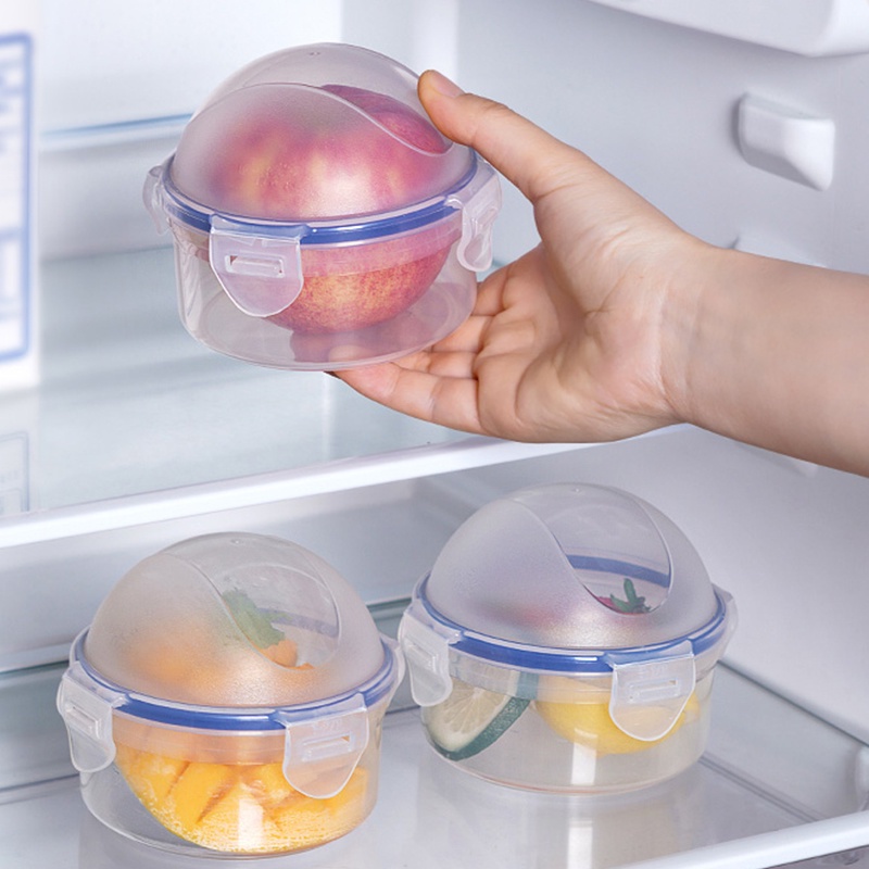 Hộp Đựng Trái Cây / Rau Củ Quả Bằng Nhựa Trong Suốt Chống Rò Rỉ Tiện Dụng Cho Nhà Bếp