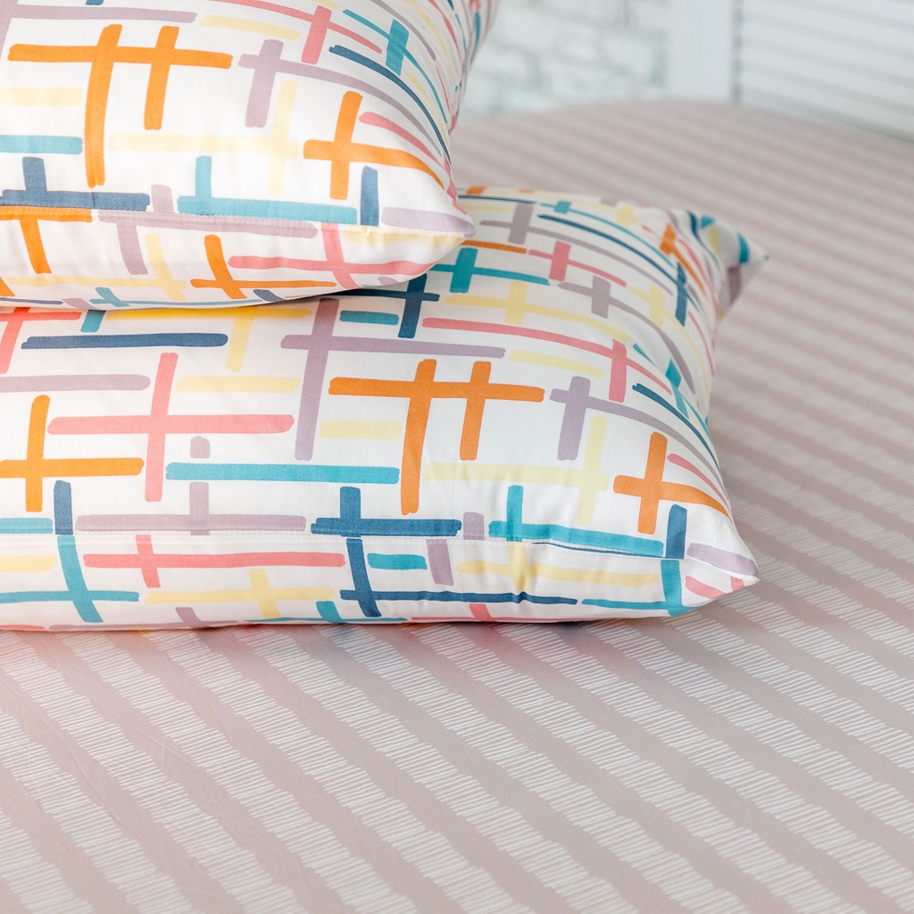 Bộ Ga Giường 1 Ga Giường và 2 Vỏ gối nằm  DELINA Nhiều Màu Index Living Mall Nhập Khẩu Thái Lan