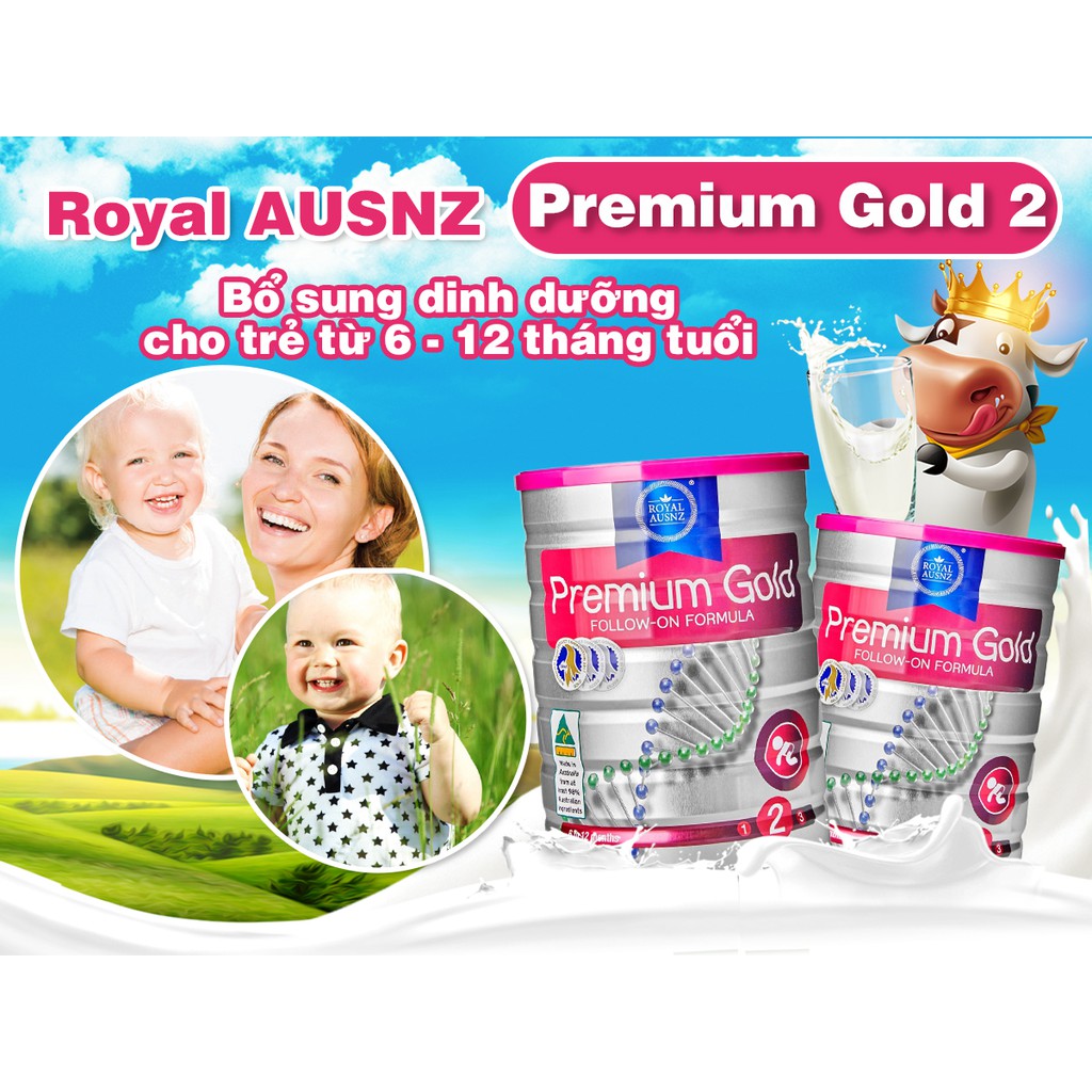 Sữa Hoàng Gia Úc Premium Gold 2 (900g)