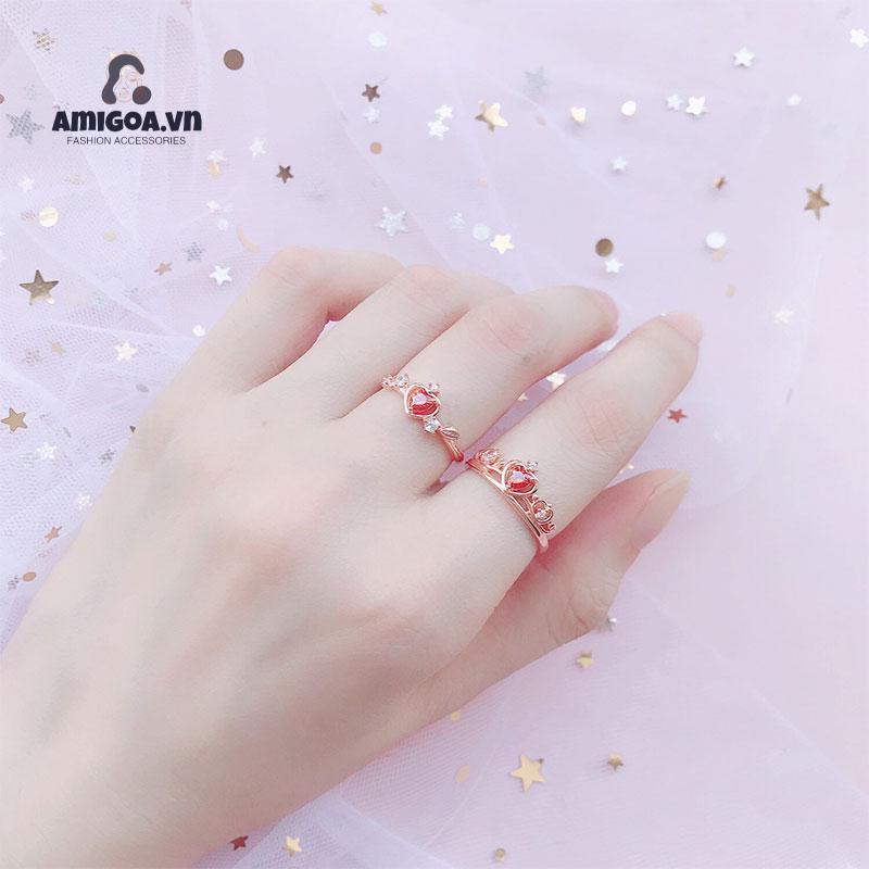 Bộ Nhẫn Công Chúa Disney Với Thiết Kế Độc Đáo