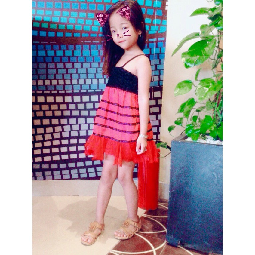 ẢNH THẬT váy hoa hồng voan mỏng