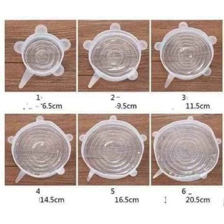 BỌC MIỆNG BÁT, BỌC THỰC PHẨM SILICON( sét 6 miếng) ( Hàng Sẵn)