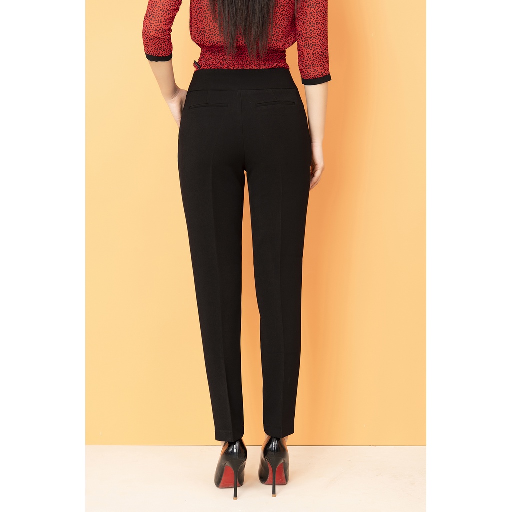 Quần Baggy Nữ Công Sở Lưng Cạp Cao LUPERI LFQD269 Chất Đũi Siêu Mát Không Nhăn Không Xù