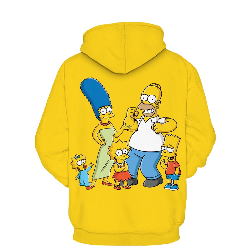 Áo hoodie In Họa Tiết Hoạt Hình 3D Phong Cách hip hop Thời Trang Thu Đông Cho Nam Và Nữ