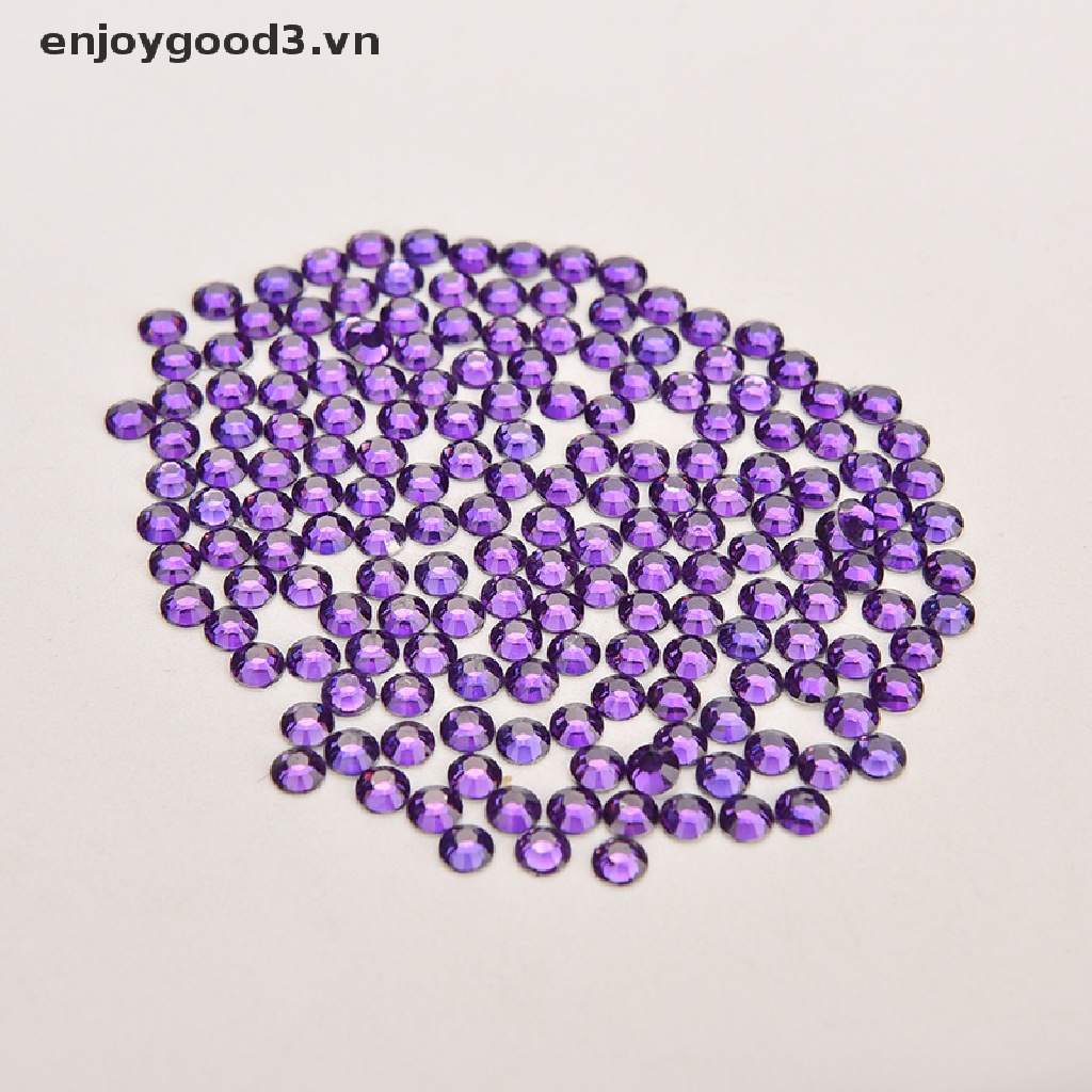 Set 1000 hạt đá pha lê tròn dùng trang trí móng 4mm DIY