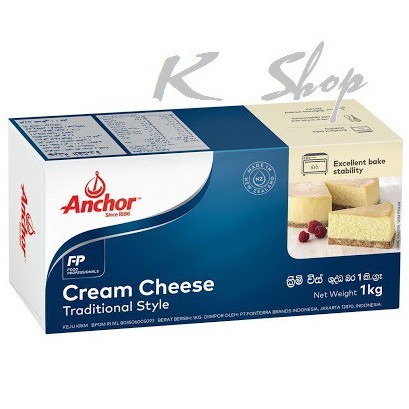 Phô mai kem Anchor 1kg / CREAM CHESSE ANCHOR 1KG