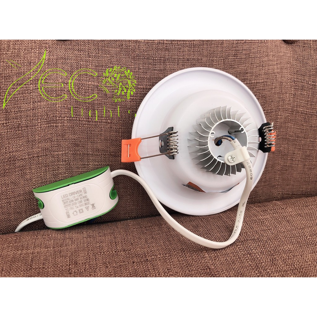 [Downlight] Đèn Led Âm Trần 3 chế độ màu 7W-Φ90 | BigBuy360 - bigbuy360.vn