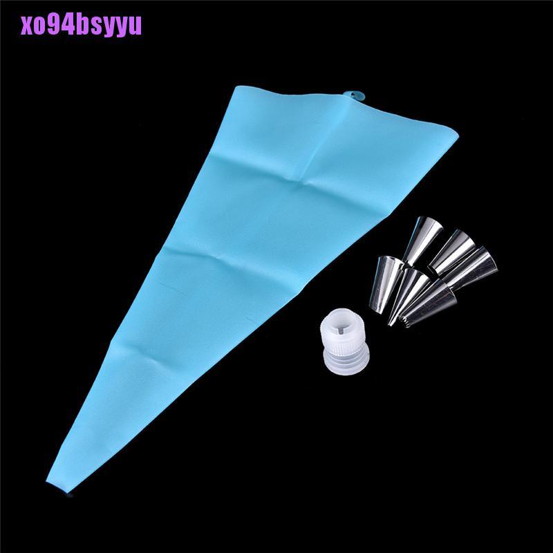 Túi Silicone Đựng Kem Trang Trí Bánh + Vòi Phun Xo94Bsyu