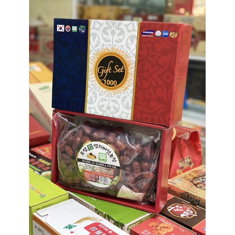 [Mã GROADO2 giảm 10% đơn 150K] [HÀNG MỚI VỀ] Táo Đỏ Sấy Khô Hộp Quà 1kg Hàn Quốc | BigBuy360 - bigbuy360.vn