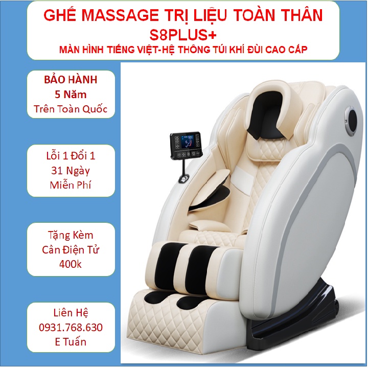 [ Siêu Khuyến Mại]Ghế Massage Công Nghệ 4D, Ghế Massage Trị Liệu Cao Cấp, Thông Minh